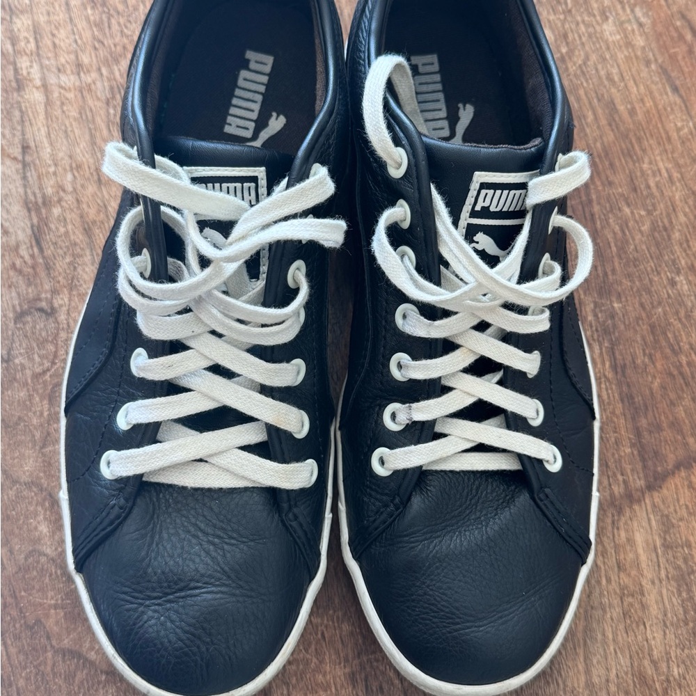 Puma Black and White Sneakers